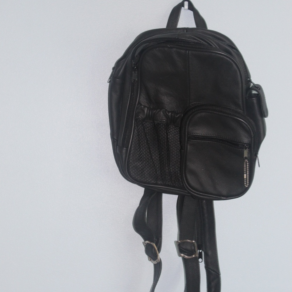 Mini Fo leather backpack